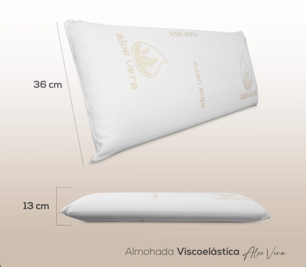 Almohada Viscoelástica Aloe Viscovera - Vista 2